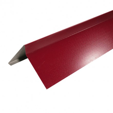 Планка примыкания Шинглас, красная, 10х45х15х10 мм