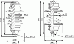 Керамические изоляторы ПСФ 100-25 27,5 кВ для контактной сети