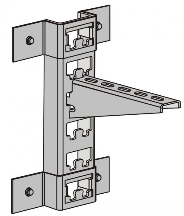 Стойка кабельная без покрытия К1154 L 1800 купить в Екатеринбурге - цена от 150,75 руб. от производителя - ТД "УИК"
