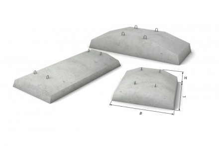 Плита ленточных фундаментов ФЛ 16-24-2