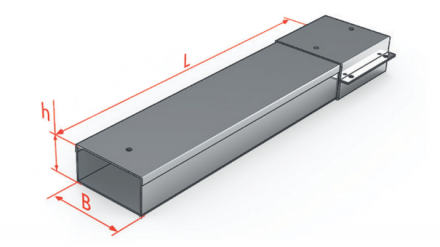 Короб кабельный СП 100х60 1,5 мм длина секции 3 м