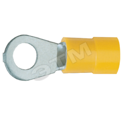 Кольцевой изолир. наконечник 4,0-6,0мм2 под винт М8 (желт.)