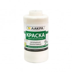 Краска ЛАКРА интерьерная акрил. влагост. (повыш.бел.), 3кг (банка)