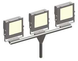 Кронштейн Т-образный для прожекторов на фланце 3П1-0,2-0,5-Ф5 7 кг